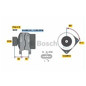 Фото Генератор Bosch 0 124 655 006