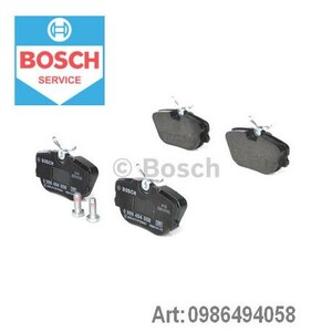 Фото Колодки гальмівні (передні) MB 190 (W201) 82-93 Bosch 0 986 494 058