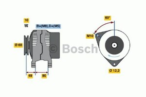 Фото Генератор Bosch 0 986 041 970