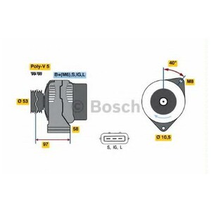 Фото Генератор Bosch 0 123 325 013