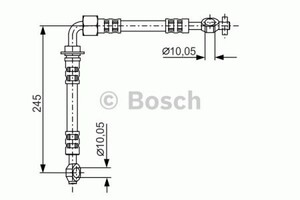 Фото Гальмівний шланг Bosch 1 987 481 283