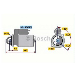 Фото Стартер Bosch 0 001 231 002