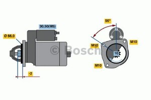 Фото Стартер Bosch 0 986 018 310