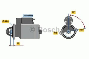 Фото Стартер Bosch 0 986 022 730