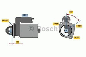 Фото Стартер Bosch 0 986 022 750