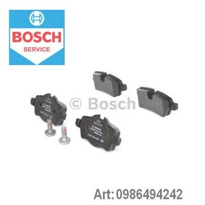 Фото Комплект гальмівних колодок, дискове гальмо Bosch 0 986 494 242