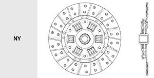 Фото Диск зчеплення Valeo PHC TY-26