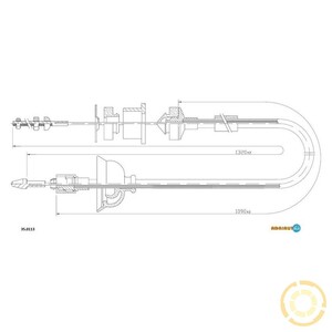 Фото Трос, керування зчепленням Adriauto 35.0113