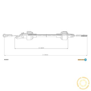 Фото Трос, керування зчепленням Adriauto 45.0114